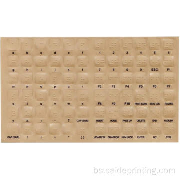 Braille naljepnice za tipkovnicu za slabovidne